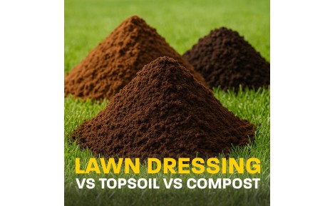 Lawn Dressing vs Topsoil vs Compost